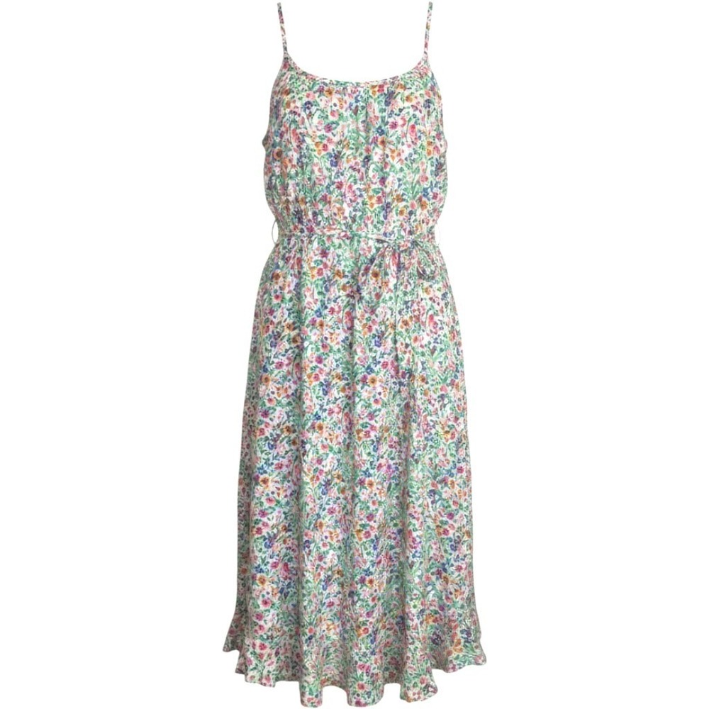 J.Crew Floral Ruffle Hem Midi Dress Pockets Cottage Coastal Womens Size 0 NWT